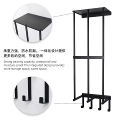 亞馬遜浴室收納毛巾架金屬壁掛式沙灘椅浴巾置物架野營牆壁儲物架