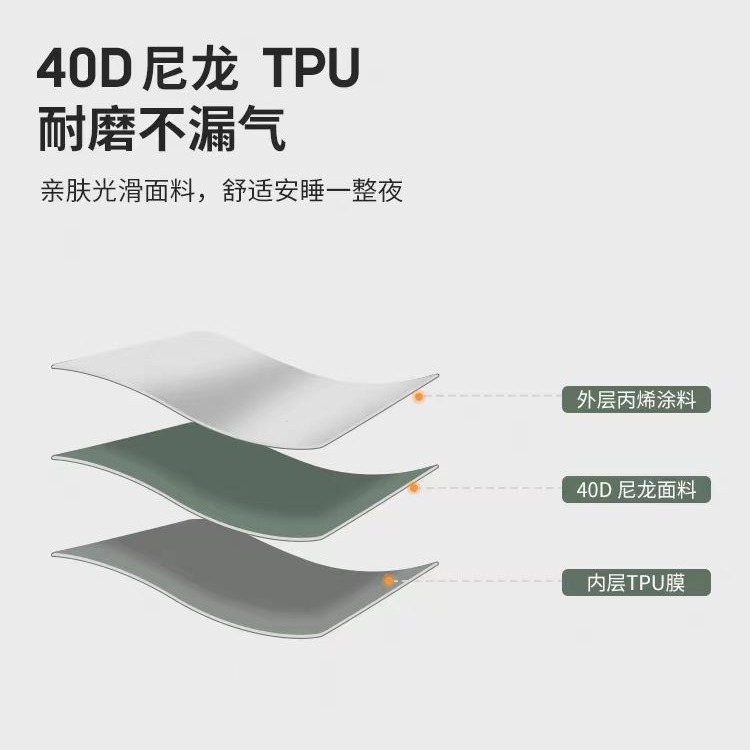 Colchoneta de camping de 10 cm de grosor, impermeable, plegable, colchón de aire inflable para exteriores, con almacenamiento, accionado con el pie.