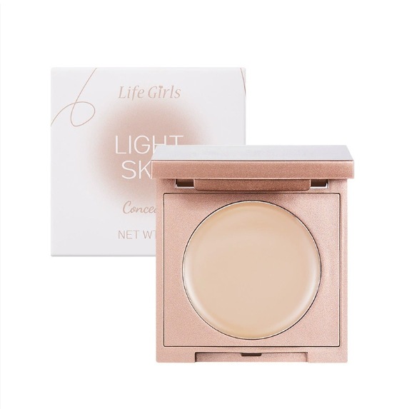 Life Girls Concealer Conllevación de maquillaje brillante, maquillaje oscuro, maquillaje imperfecto, cubriendo las marcas de acné, círculos oscuros en los ojos