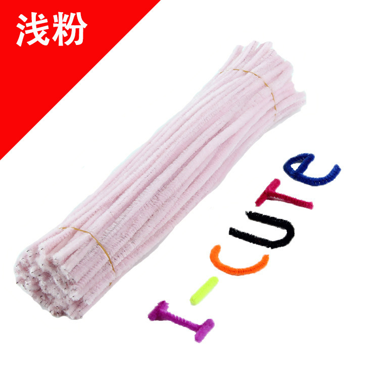 Hecho a mano DIY trenzado paquete de material cifrado ramo de lana Raíz de lana de la raya del color torcido palo de los niños hechos a mano juguetes creativos