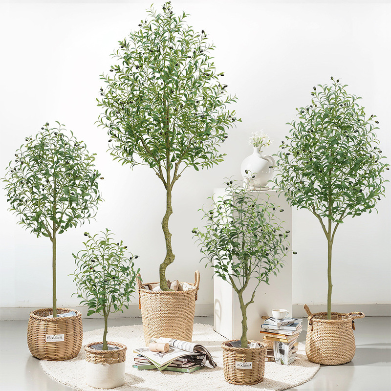 Amazon large simulation plant Net celebrity olive tree fake green potted Nordic indoor window decoration simulation tree Amazon large simulation plant Net celebrity olive tree fake green potted Nordic indoor window decoration simulation tree