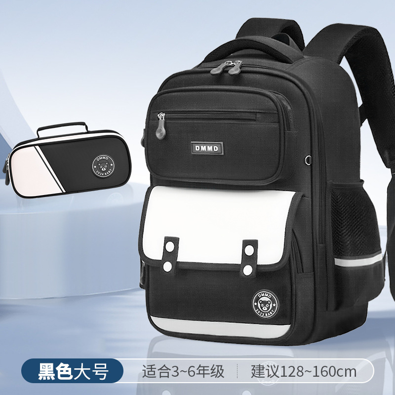 Nueva mochila escolar británica para estudiantes de primaria, mochila para niños y niñas, de gran capacidad, ligera, resistente al desgaste e impermeable