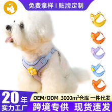 狗狗牵引绳小型犬狗绳子胸背带比熊泰迪可爱网红遛狗宠物批伸缩