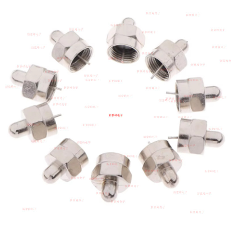 F公头负载终端F堵头假负载 微带功分器网络分析校准件连接器