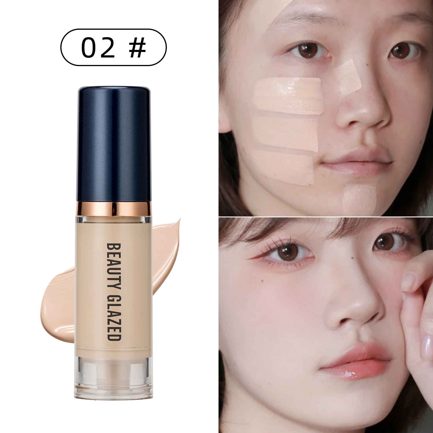 Casual Solid Color Plastic Foundation Makeup display picture 3