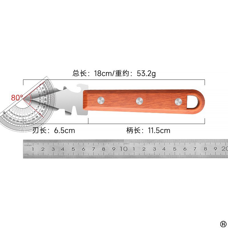 cuchillo de ostras de acero inoxidable herramienta de cocción de ostras doméstica comercial de viejas ostras de mar de caparazón