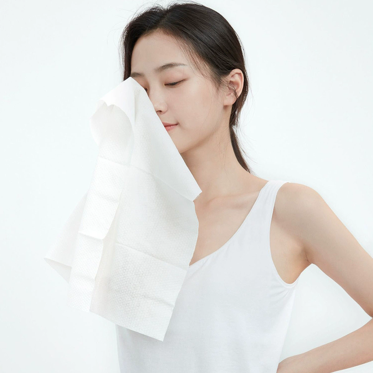 三利 Handheld disposable cotton bath towel for traveling, increased thickness
