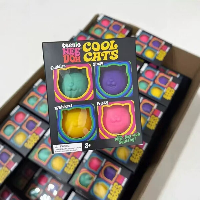 Cross-Border In-Stock Soft Squishy Stress-Relief Cat Head Tpr Toy, Cat Squishy Stress-Relief Venting Toy, Stress-Relief Toy Cross-Border In-Stock Soft Squishy Stress-Relief Cat Head Tpr Toy, Cat Squishy Stress-Relief Venting Toy, Stress-Relief Toy