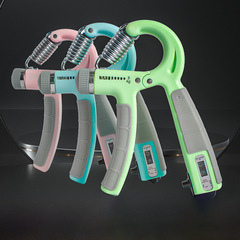 Macaron Color Adjustable Grip Counter Hand Trainer Professional Arm Strengthener Fitness Exercise Equipment