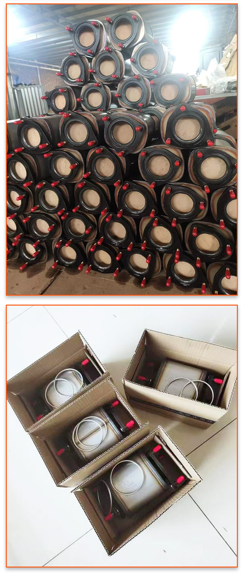 Applicable to Buick series three-way catalytic converter self-owned carrier, various models of exhaust gas general package passed the annual examination