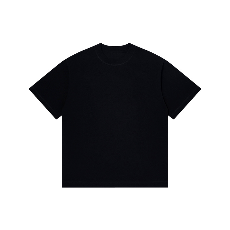 Camiseta de Verano de 230g con Sensación de Hielo, Transpirable, con Tecnología de Seda, Cuello Redondo, Manga Corta, para Hombre