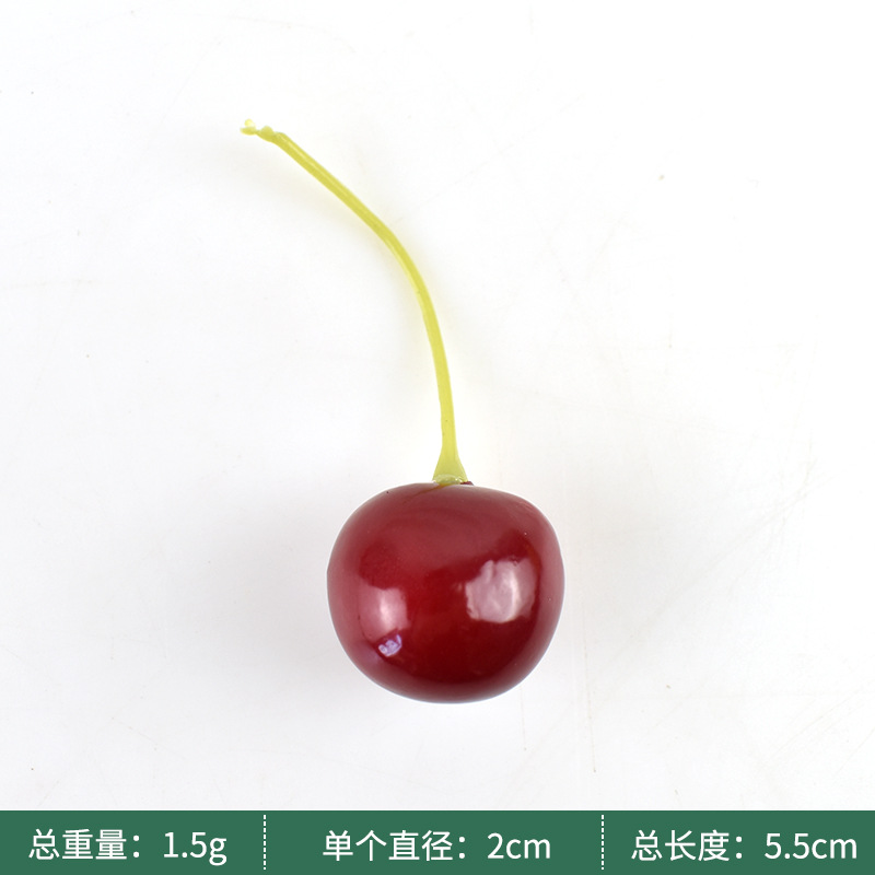 싱글 포크 딥 레드 체리