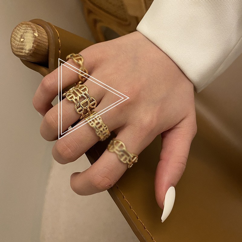 Fashion Geometric Silver Plated Plating Womenu0027S Open Ring 1 Piece