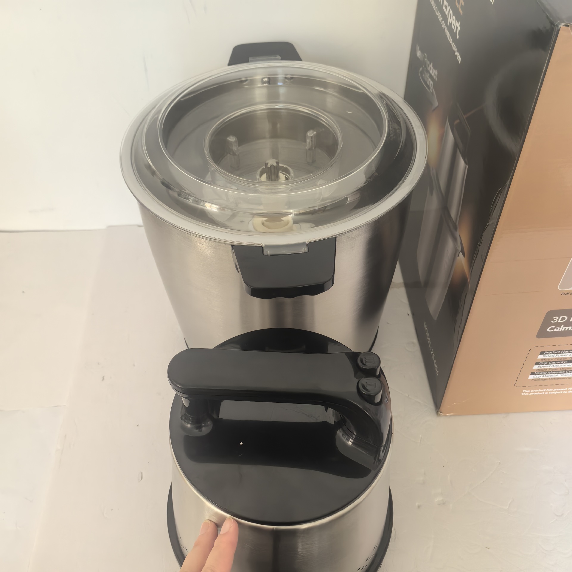 Grenzüberschreitende multifunktionale Edelstahl-Gemüsefüllmaschine Fufumachine 6L Küchenmaschine Fleischwolf Babykostmaschine Hackfleischwolf