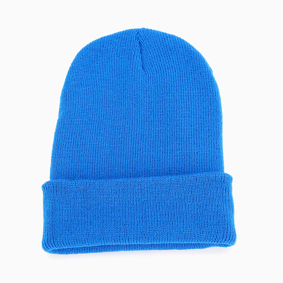 Unisex Fashion soft beanie ski hat candy color light plate thick melon skin hat double knit hat_voghion.com