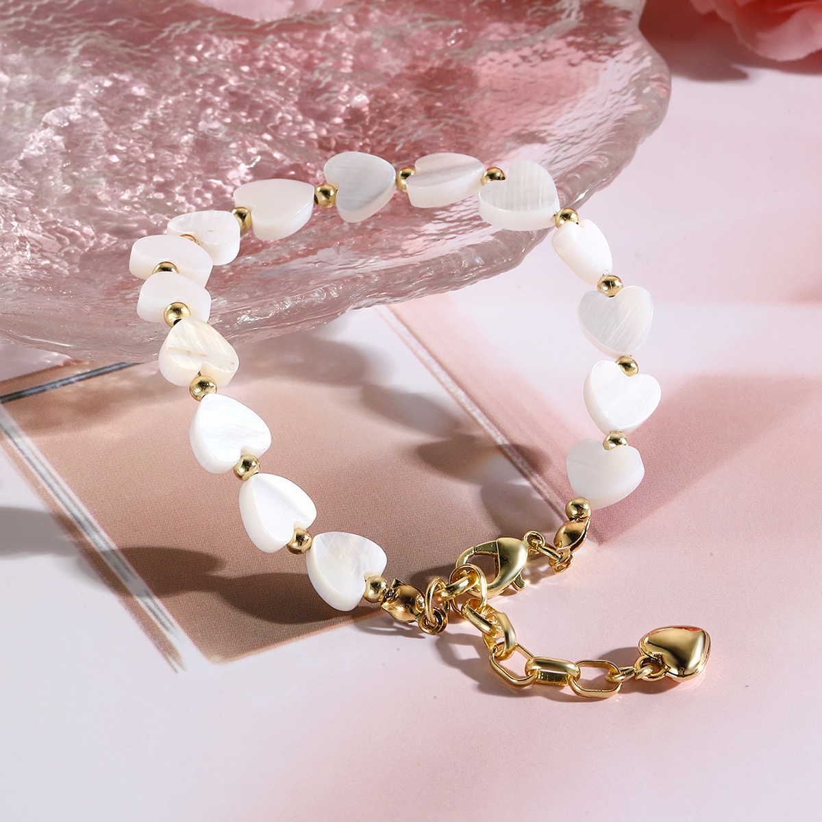 Shell Beaded Bracelet Colourful Seaside Summer Jewellery_voghion.com