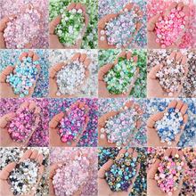 半圆珍珠树脂钻电镀美甲钻混装平底珍珠手机壳 diy饰品树脂配件