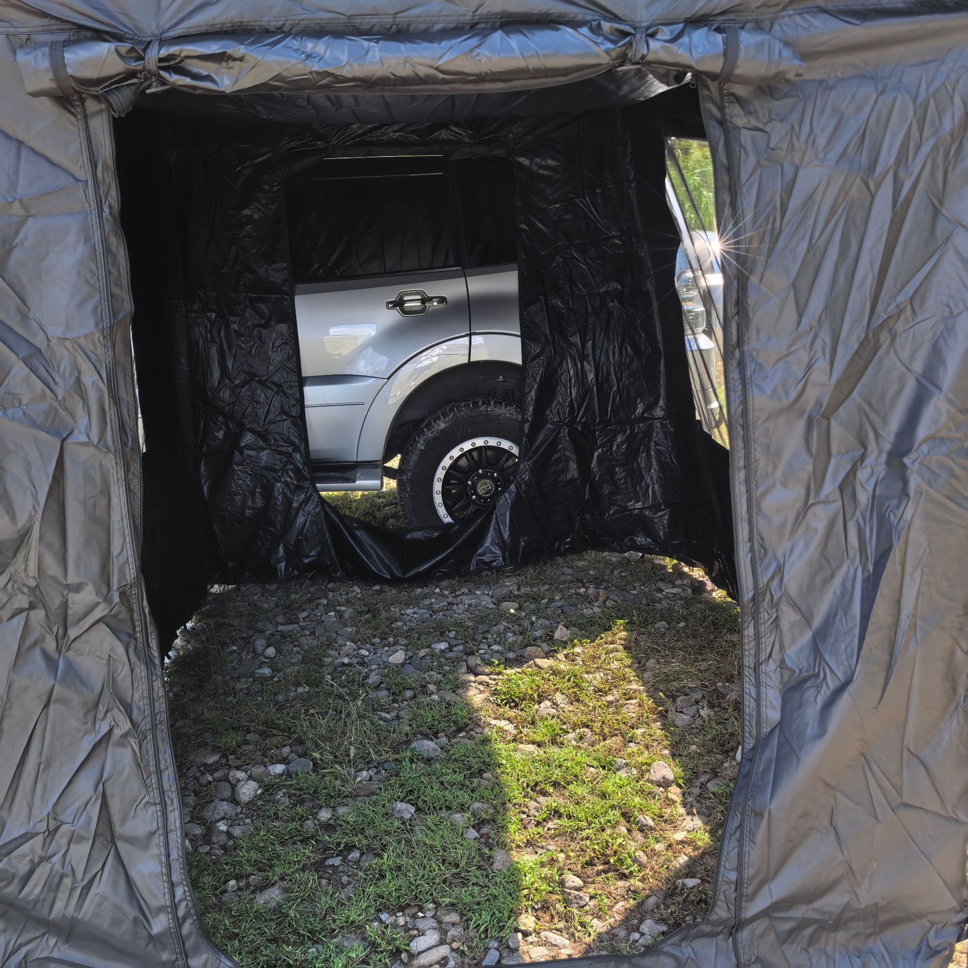 Car Side Tent, Side Tent, House Canopy, Car Side Cloth House, Car Rainproof, Sunproof, Mosquito-Proof Tent, Outdoor