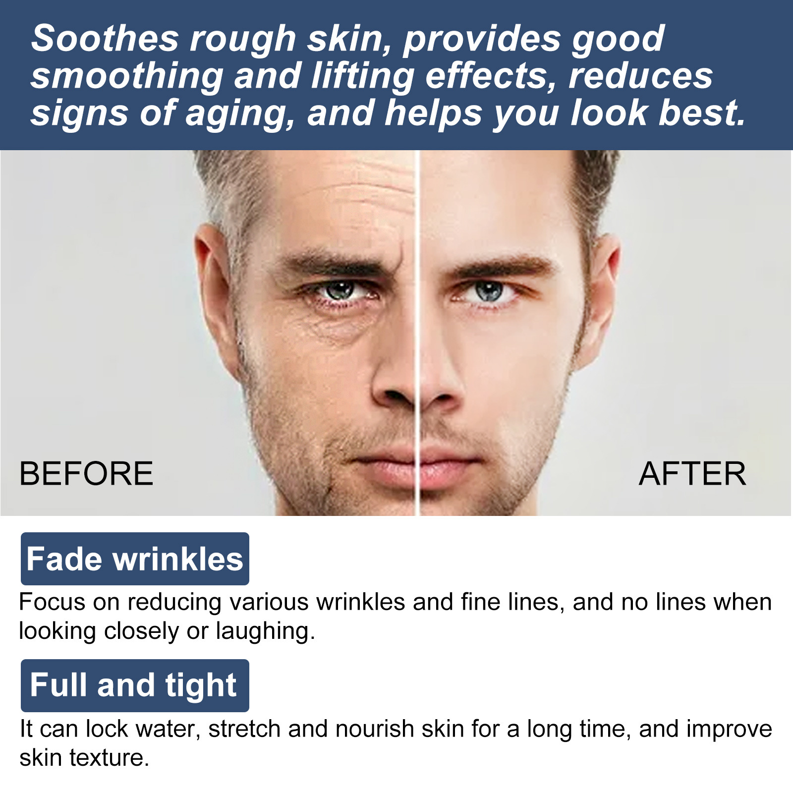 Men's Facial Moisturizer Cream for Soft and Supple Skin, Reduce Fine Lines and Dark Circles - Facial Care Cream_voghion.com