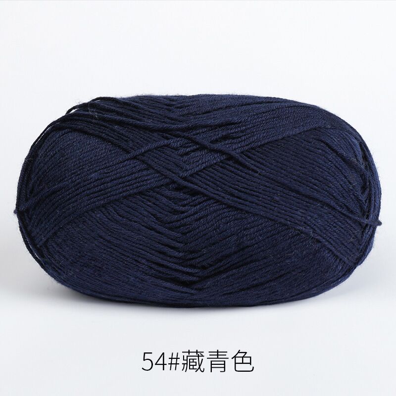 54 네이비 블루*32S*라이트 러쉬*6*코튼 클리어