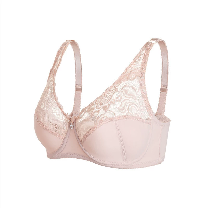 ultra thin lace sexy bra with steel rings...