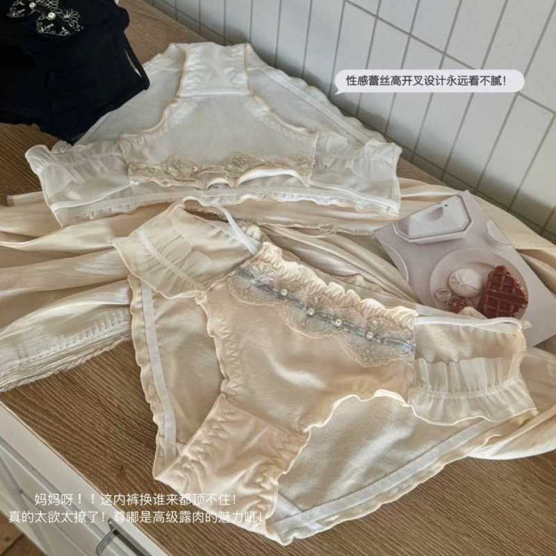 Хлопковые мягкие кружевные легкие дышащие штаны, защитное белье, стиль Lolita