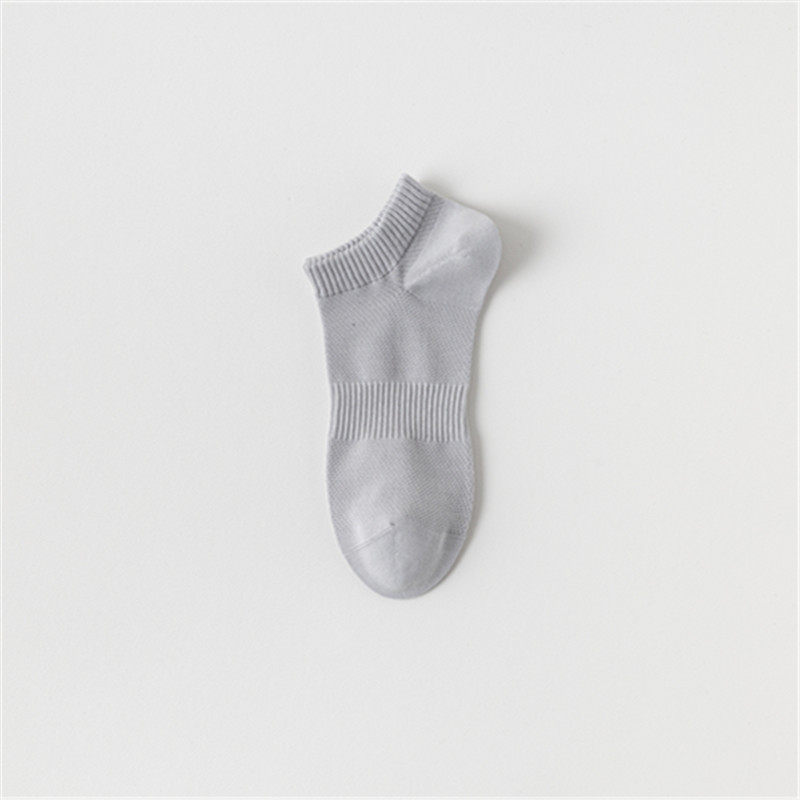 Calcetines de algodón de calcetines de color puro Hombre Calcetines de malla transpirable calcetines de barco invisible delgada japonesa de verano para Hombre Calcetines al por mayor