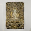 Factory wholesale retro -weaving brocade Thangka embroidery painting Tibet four -arm Guanyin painting weave brocade paintings