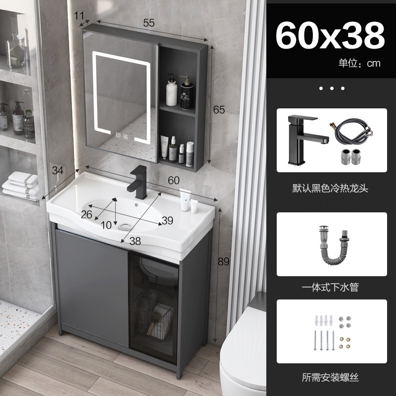 Puerta de vidrio tipo piso espacio gabinete de baño de aluminio balcón gabinete lavabo vertical pequeño tipo lavabo piscina