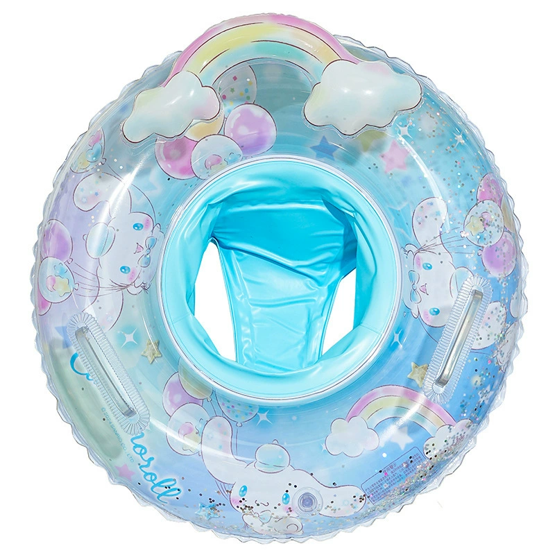 Sanrio, genuine nail sequins, children's inflatable swimming ring PVC, increased thickness