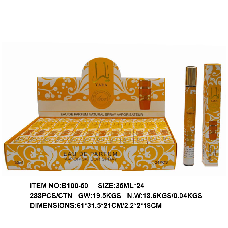 Comercio exterior transfronterizo hombres y mujeres tubo de ensayo perfume tikt venta caliente tubo de ensayo 35ml moda mujer perfume floral perfume al por mayor