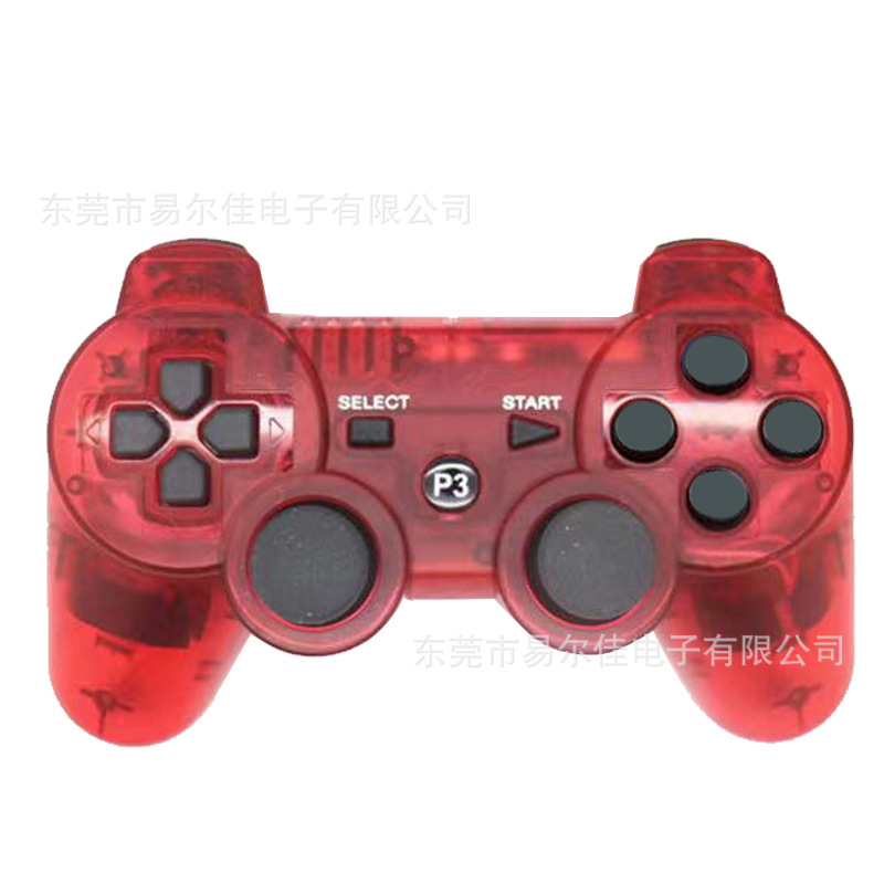 Mando de juego PS3 multicolor con botón universal de copo de nieve de doble vibración Bluetooth inalámbrico con mango P3 transfronterizo de fábrica