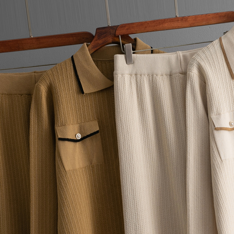 700g Weight Long Sleeve Sleeve Length Viscose fiber Fabric Type Pant Co-ord Set Sets Type 2 Pieces Set Quantity Daily Occasion Turndown Neckline Loose Fit Type Color Block, Stripe Pattern Winter, Autumn Season Women's Gender Button Design Casual Style Daily Women's Casual Color Block Stripe Viscose Fiber Button Pant Co-ord Set Pants Sets 1