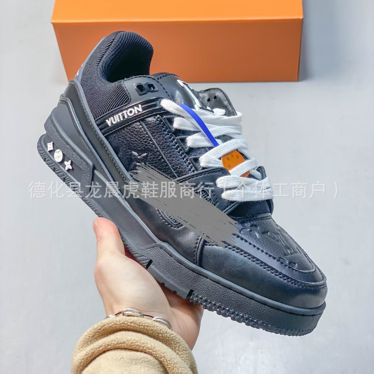 Ventas directas de fábrica de Guangzhou Traienr zapatillas deportivas mujer cemento blanco negro mezclilla plataforma zapatos casuales hombres y mujeres con el mismo estilo