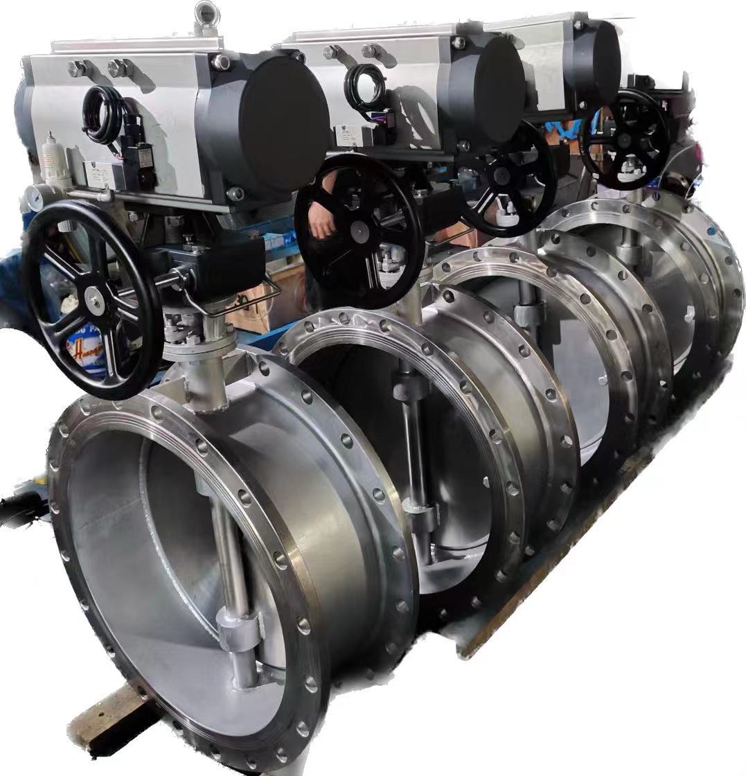 工厂直销 零泄露 通风蝶阀 D641W-2.5P 双向压 气动不锈钢蝶阀