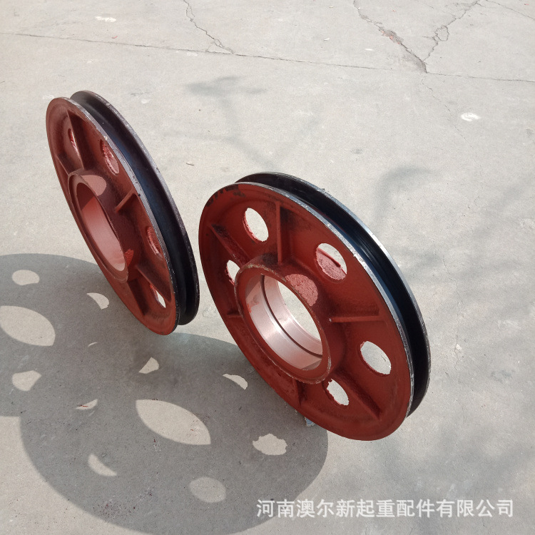 现货供应双梁行车钩轮片 铸钢滑轮片 10t/20t铸钢滑轮片