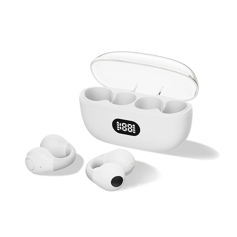 Прозрачные беспроводные силиконовые наушники, заушники, bluetooth