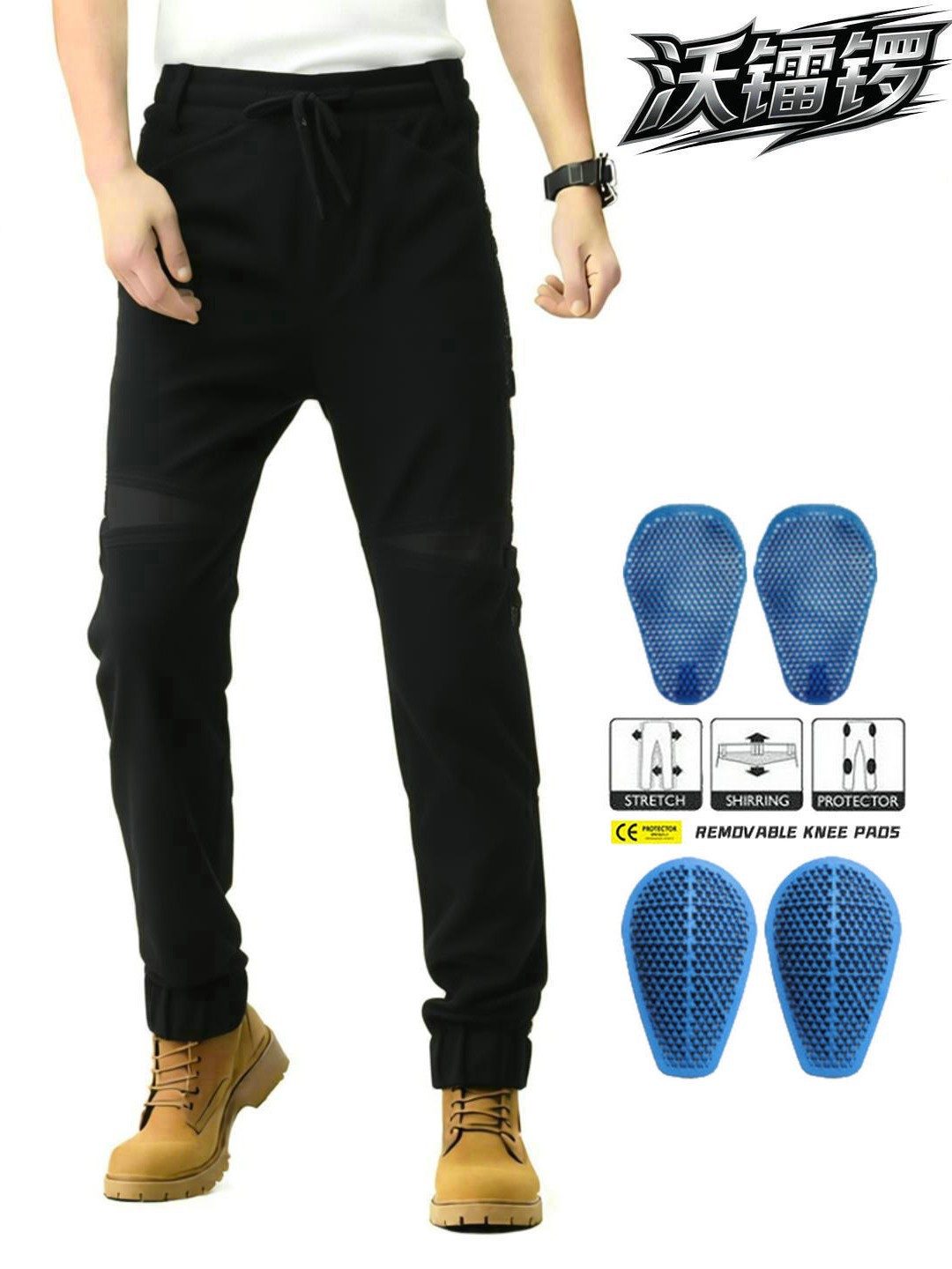 VOLERO motocicleta pantalones de Ciclismo de verano para hombres y mujeres flujo de aire bidireccional transpirable a prueba de viento cálido mono de motocicleta resistente a la caída