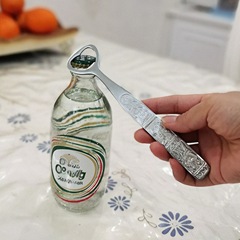 レトロエンボス加工 18/10 ステンレス鋼キャラクタービール栓抜き 304 ハイグレードキャップリフター