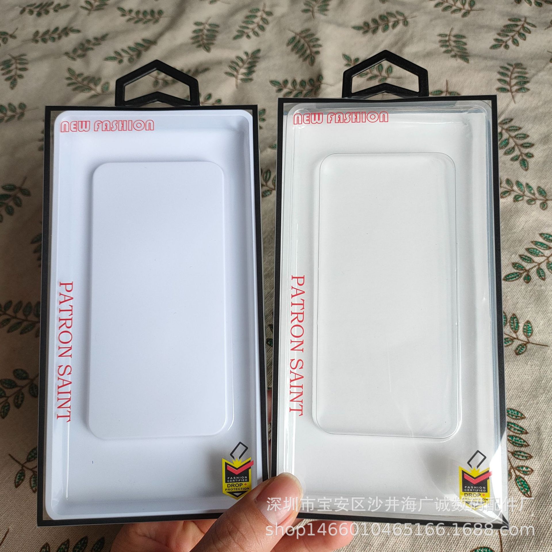 华为手机壳包装盒透明包装中性适用苹果15PROMAX手机壳胶盒现货