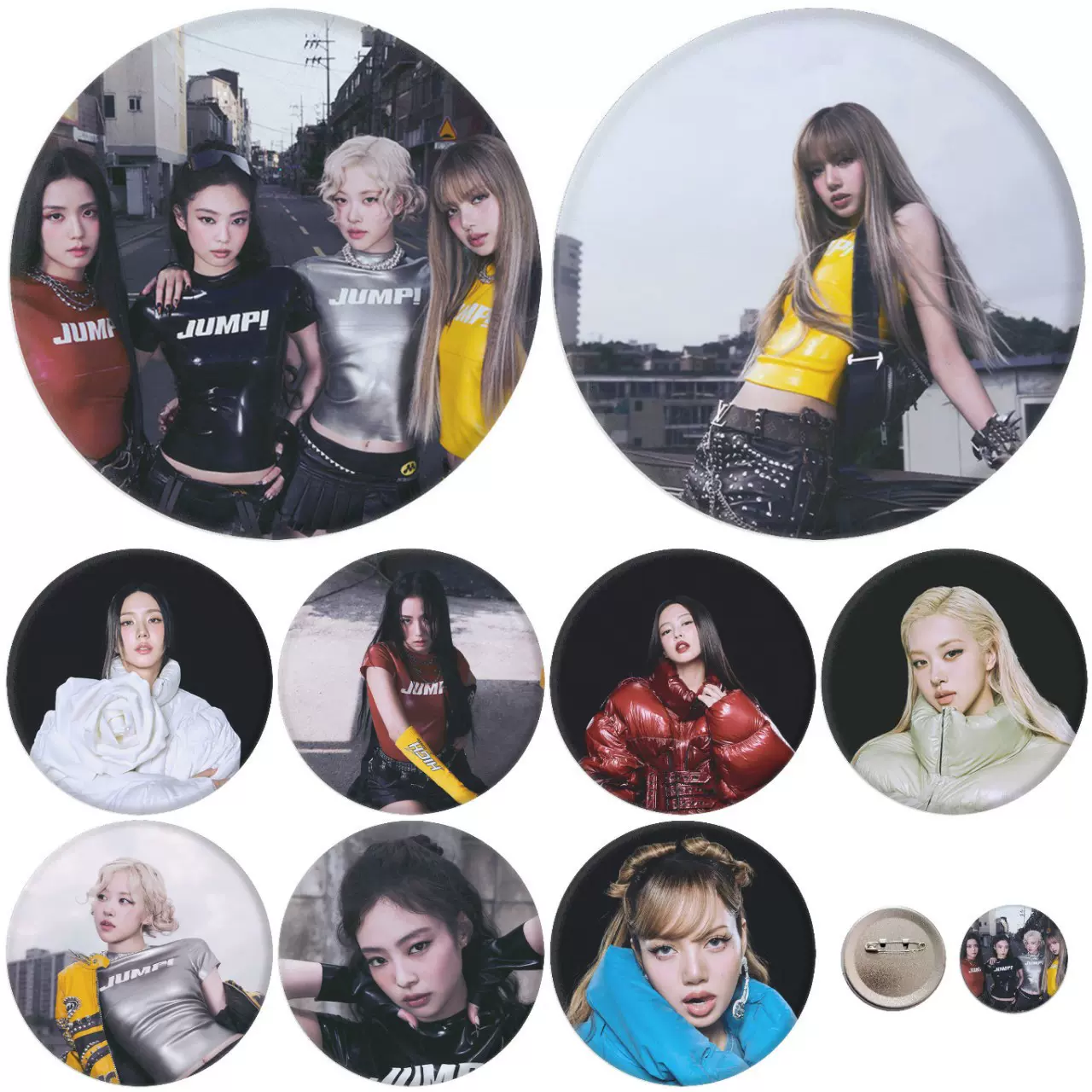 BF 世界巡演预告照片周边新专预告照马口铁徽章 镜子钥匙扣 挂