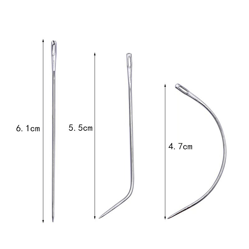 Handmade Leather Goods Making Leather Art DIY Hand Sewing Craft Leather Bag Curved Needle Leather Hand Sewing Needle Curved Needle Repair Leather Goods