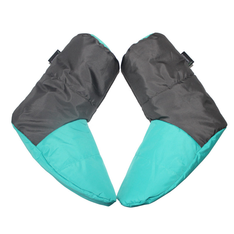 Acampar cubierta de pie caliente campamento calcetines de pie caliente acampar al aire libre para dormir cubierta de pie anticongelante zapatos de piso de media pantorrilla para hombres y mujeres