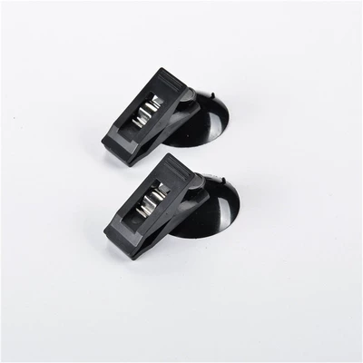 Car Glasses Clip/Bill Clip Car Sunglasses Holder, In-Car - pvc-suction-cup-pair-black