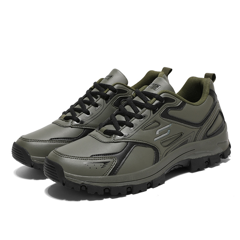 Zapatos casuales cálidos de color sólido de la parte superior baja zapatos antideslizantes al aire libre de pareja transfronteriza más tamaño con cordones zapatos deportivos de moda para caminar