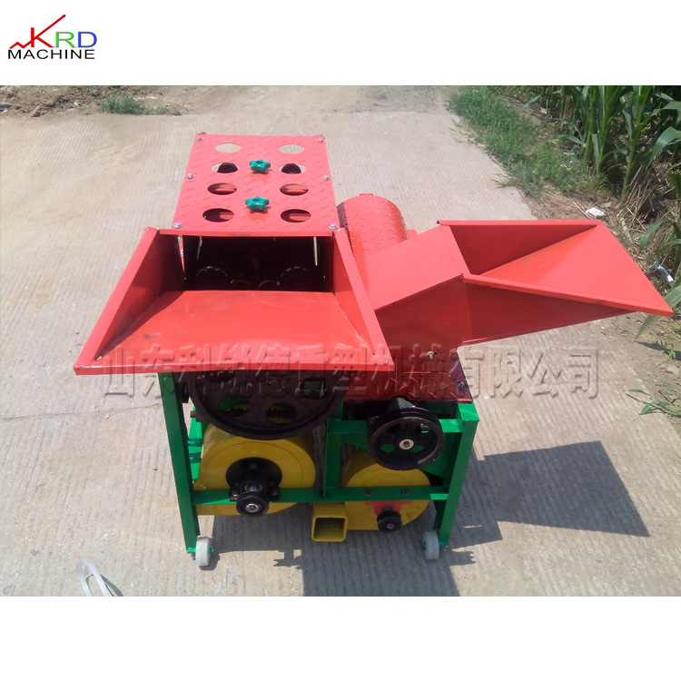 苞谷米全自动撕皮扒皮去皮机 玉米扒皮脱粒一体机 农用棒子剥粒机