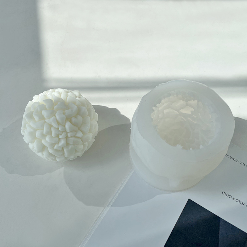 Jiahuimei meteorito vela esférica molde INS creativo forma geométrica aromaterapia vela molde silicona