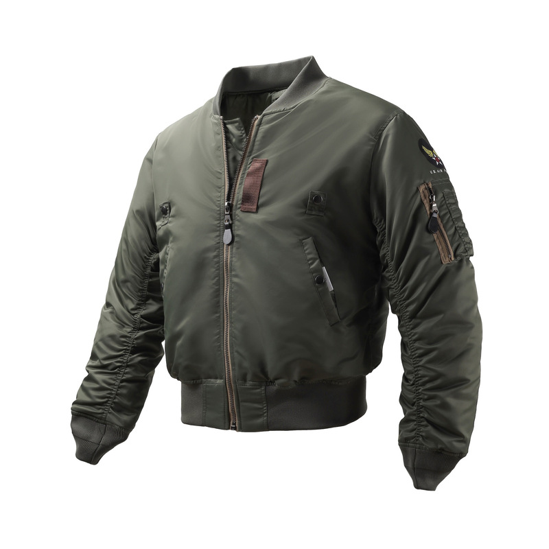 Winter Thickened Ma-1 Air Force Pilot Jacket Tactical Coat Military Fan American Vintage Cotton Jacket for Men