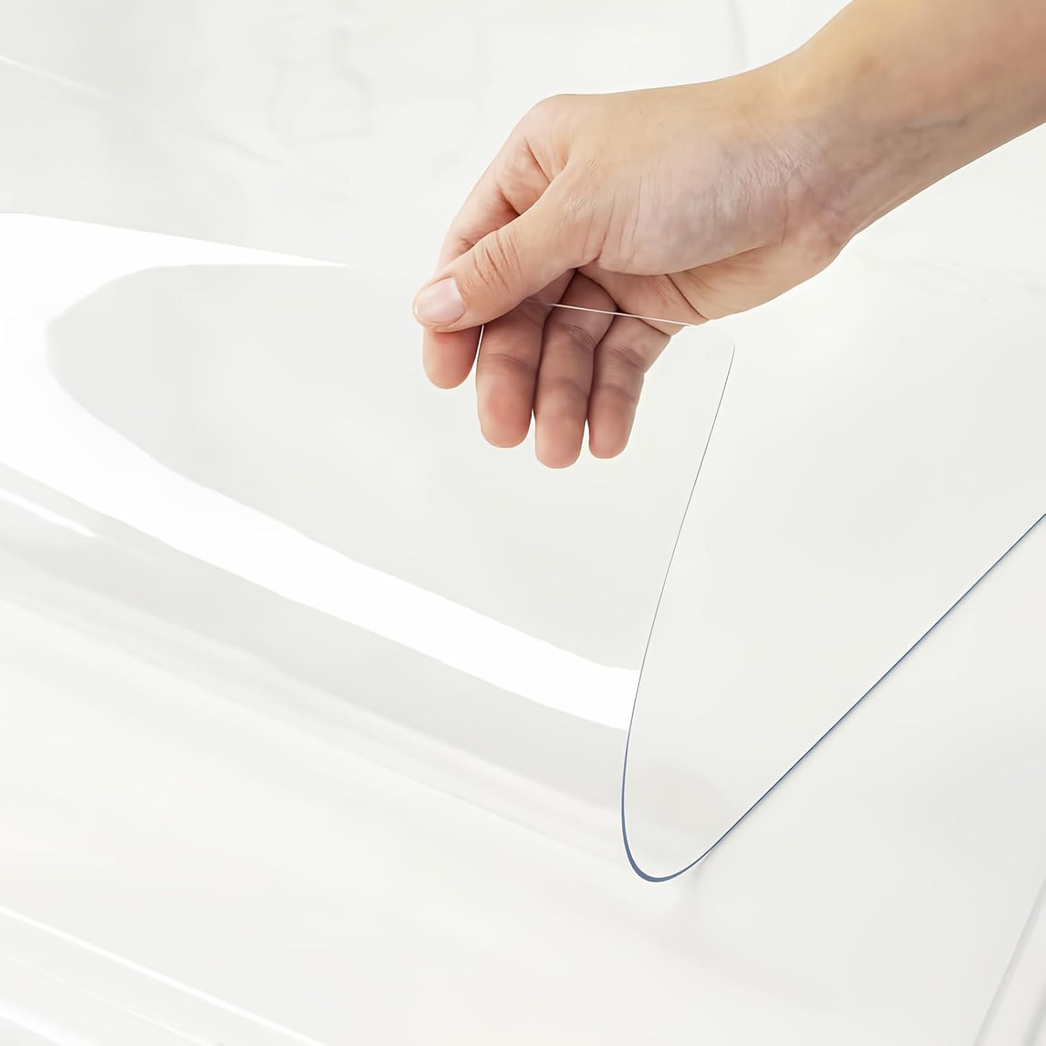 Glass waterproof table mat PVC