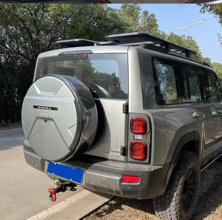 L5U is suitable for the new Great Wall Haver Raptors Hi4 spare tire cover large G stainless steel spare tire cover off-road vehicle decoration